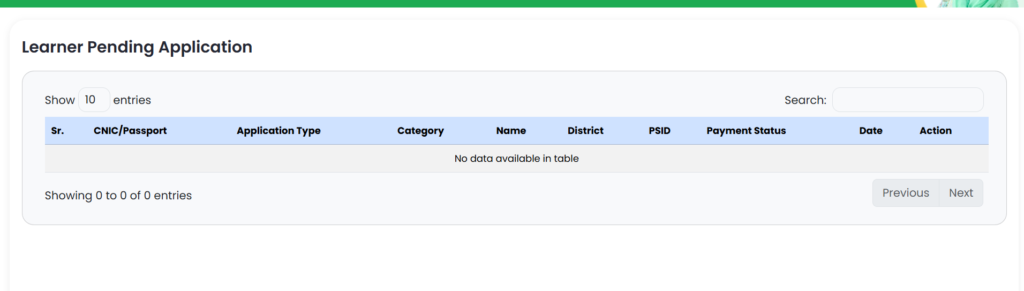Access Dashboard